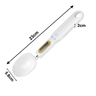 Balanças de Cozinha Walfos 500g/0.1g Colher de Medição Elashopp Branco - 1