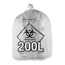 Ver imagem 1 de Sacos de Lixo Infectante Hospitalar 200l 100 Un Cinza-claro
