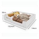 Ver imagem 4 de Cama Rainha Branco Infantil - Estilo Montessoriana Baixa