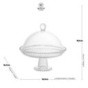 Ver imagem 5 de Prato Cristal C/pé e Tampa Pearl Rojemac 28272