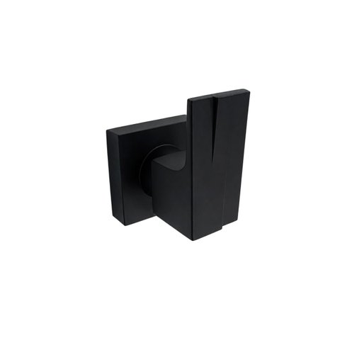Acabamento Registro Alavanca Stick Preto Fosco Metal Deca 16 Estrias e Docol com Adaptador 1/2 3/4 1