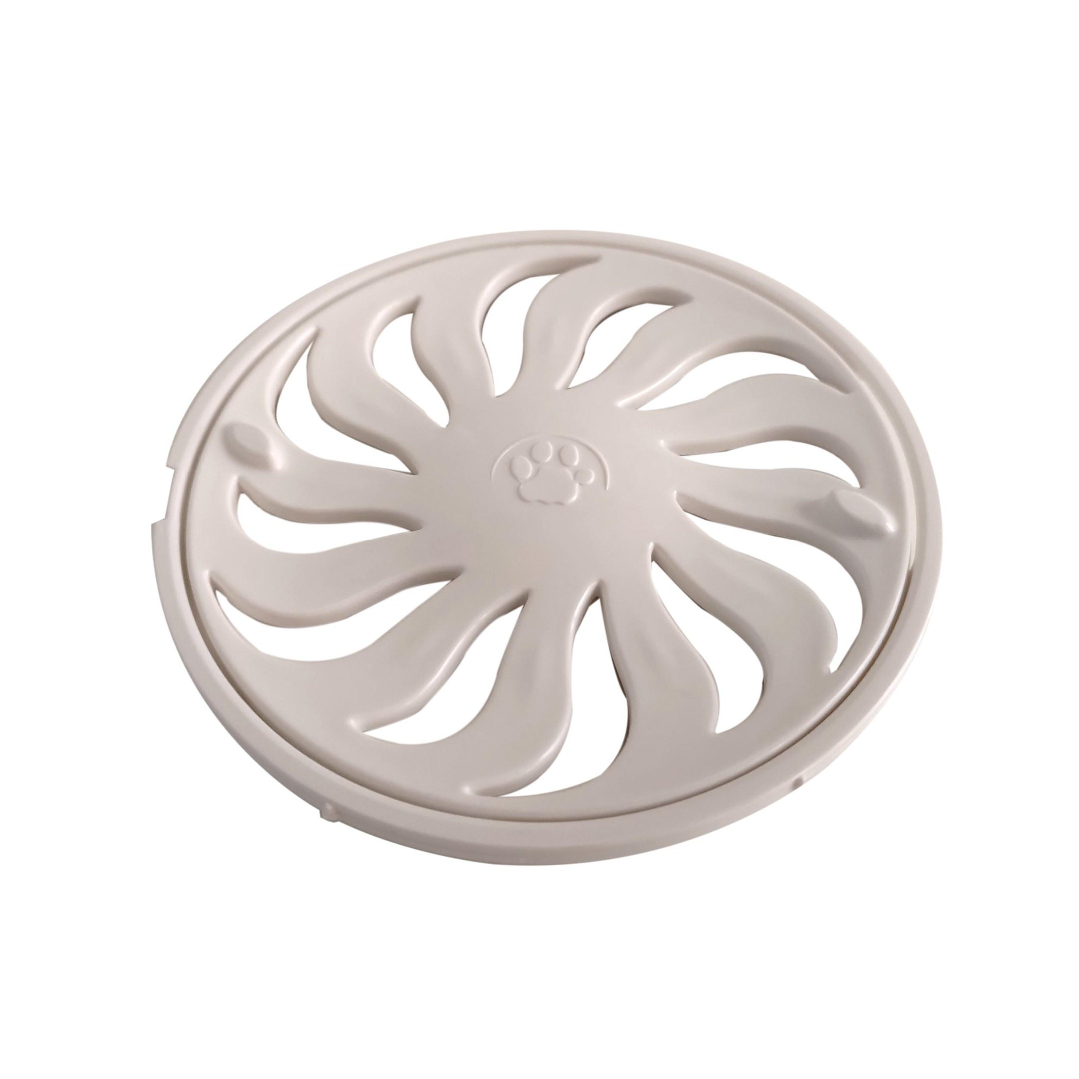 Ralo Grelha Tampa Pvc Abre/fecha Redonda Branca Dn 100 Tigre - 1
