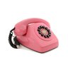 Telefone Fixo Retrô Vintage Cor de Rosa - 2