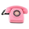 Telefone Fixo Retrô Vintage Cor de Rosa - 3