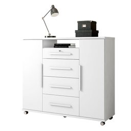 Cômoda Sapateira Versátil Branco – Zanzini - 1