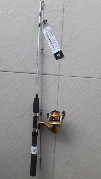Combo Pescaria Leve Molinete Sg 1000 Vara Kara 1,50 Metros - 3