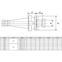 Ver imagem 5 de Porta Fresa Combinado Modelo Iso40 X 27 X 52 - Din 2080/ Din 6358