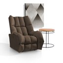 Ver imagem 1 de Poltrona Elétrica Rayka Veludo Marrom - Fortbello Estofados