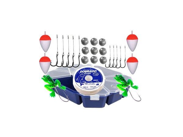 Kit Pescaria Leve 5 Kg Carretilha Arena Direita Vara - 3