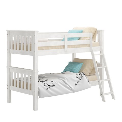 Beliche 721b Branco Lavado Piratini com Colchão Ortobom