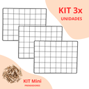 Ver imagem 2 de Kit 3X Und Suporte de Foto de Ferro 40x30 Preto Mural de Foto + Mini Prendedores