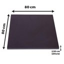 Ver imagem 5 de Base de Mesa Apus em Ferro Preto 75 Cm (alt) Tampo Mdp Quadrado Preto 80 Cm (larg) X 2,5cm (alt)