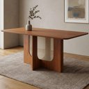 Ver imagem 3 de Mesa de Jantar 6 Lugares Tampo Mdf 180x90 Cm 20586 Cinamomo Molci