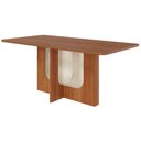 Ver imagem 1 de Mesa de Jantar 6 Lugares Tampo Mdf 180x90 Cm 20586 Cinamomo Molci