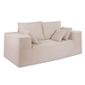 Sofá Modular Rute 2 Lugares Bege - 2