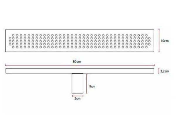 Ralo Linear 80cm Doka - 4