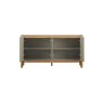 Buffet / Balcão Fl 1.60m 4 Portas Estilo Retrô Cor Off White / Cinamomo - 6
