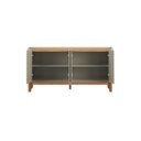 Ver imagem 6 de Buffet / Balcão Fl 1.60m 4 Portas Estilo Retrô Cor Off White / Cinamomo