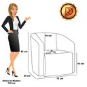 Ver imagem 7 de Kit 2 Poltronas Stella Max Bouclê Bege Base Giratória - D'rossi