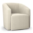 Ver imagem 4 de Kit 2 Poltronas Stella Max Bouclê Bege Base Giratória - D'Rossi