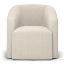 Ver imagem 2 de Kit 2 Poltronas Stella Max Bouclê Bege Base Giratória - D'rossi