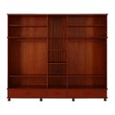 Ver imagem 3 de Guarda Roupa Casal 10 Portas New 1050 - (mogno Brilhante)