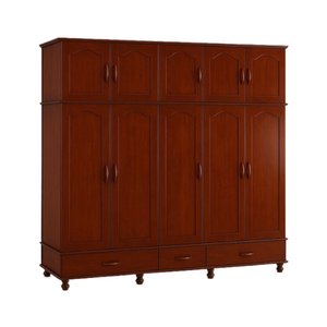Guarda Roupa Casal 10 Portas New 1050 - (mogno Brilhante)