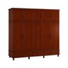 Guarda Roupa Casal 10 Portas New 1050 - (mogno Brilhante) - 1