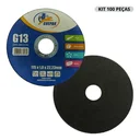 Ver imagem 2 de Kit de 10 Disco de Corte 115x1,0x22,23 Mm Aço Inox - G13