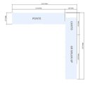 Ver imagem 5 de Guarda Roupa Casal Modulado de Canto 6 Portas com Cabeceira Milan Yescasa Capuccino/Verde Menta