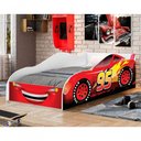 Ver imagem 7 de Cama Carro Azul Solteiro Menino Menina Mcqueen Relâmpago com Colchão Cor Vermelho