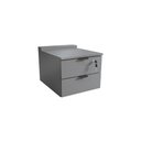 Ver imagem 3 de Gaveteiro de Mesa Kappesberg 2 Gavetas com Chave Office Platinum 36cm