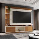 Ver imagem 1 de Estante para TV e Home Theater até 65 Polegadas MDF 200CMX184CM Vinhedos