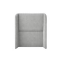 Ver imagem 3 de Cabeceira Solteiro Estofada Ideal para Cama Box 100cm Linho - Cinza