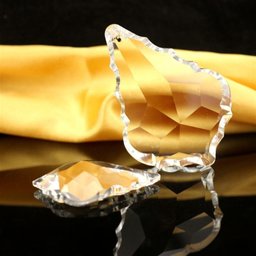 Kit 5 Placas Cristal Bacalhau 6,3 Cm P-lustres-mais Argolas - 2