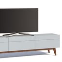 Ver imagem 2 de Rack Classic 218cm 3 Gavetas Branco Acetinado Imcal