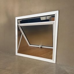 Janela Basculante Banheiro Aluminio- 50x50 - 5