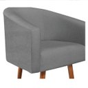 Ver imagem 5 de Poltrona Decorativa Sala de Estar Recepção Luiza Pés Palito Suede - Doce Sonho Móveis POLTRONAS POLT