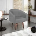 Ver imagem 1 de Poltrona Decorativa Sala de Estar Recepção Luiza Pés Palito Suede - Doce Sonho Móveis POLTRONAS POLT