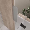 Ver imagem 4 de Conjunto Gabinete Banheiro Nivus 80cm (armário + Cuba + Espelheira) Madeirado Inteiro