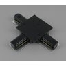 Emenda T Conector em T para Trilho Eletrificado Embutir Opus Preto - 1