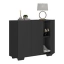 Ver imagem 2 de Sapateira 3 Portas Nina Multimóveis MP6019 Preta