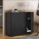 Ver imagem 1 de Sapateira 3 Portas Nina Multimóveis MP6019 Preta