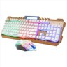 Kit Teclado e Mouse Gamer Keyboard Semi-mecânico FZF- K3632 - 1