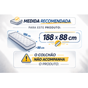 Ver imagem 5 de Beliche Solteiro Capri 100% MDF Cor Branco Vira Duas Cama com Grade e Escada Design Moderno