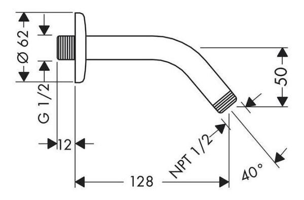 Chuveiro Croma 100 Vario 4 jatos com Tubo - 2