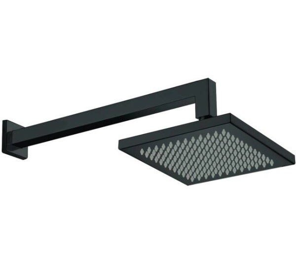 Chuveiro De Parede Quadratta Acabamento Black Matte - 1