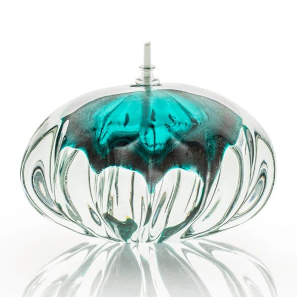 Lamparina Mini em Cristal Murano Esmeralda São Marcos - 1