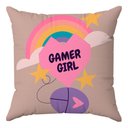 Ver imagem 2 de 4 Kit Capas Almofadas Gamer Girl Power 45x45 Id Decor Id Decor