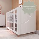 Ver imagem 6 de Berço 3 em 1 com Colchão 4 Níveis Valentina Branco/Soft/Jequitibá